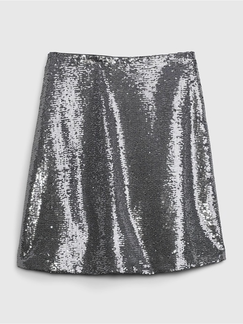 GAP Silver Sequin Mini Skirt